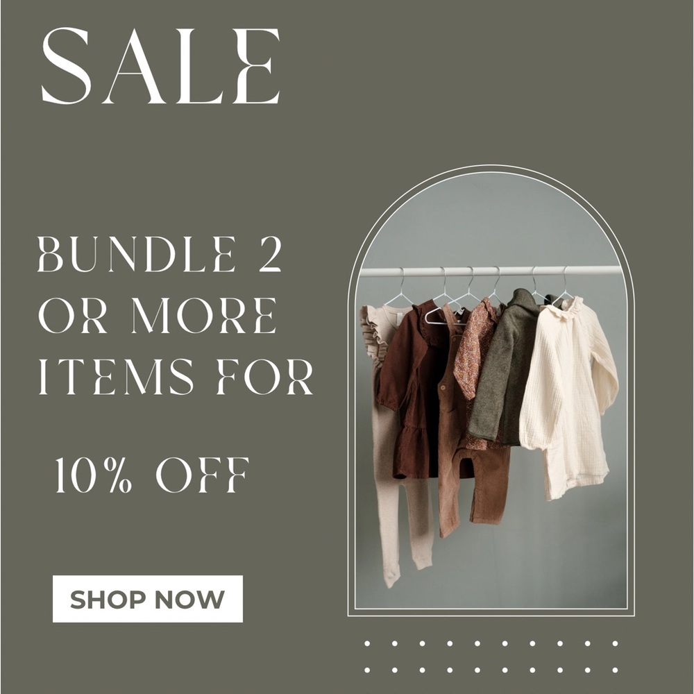 Bundle 2 or more items!